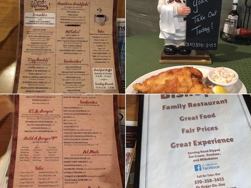 Bishops Menu
