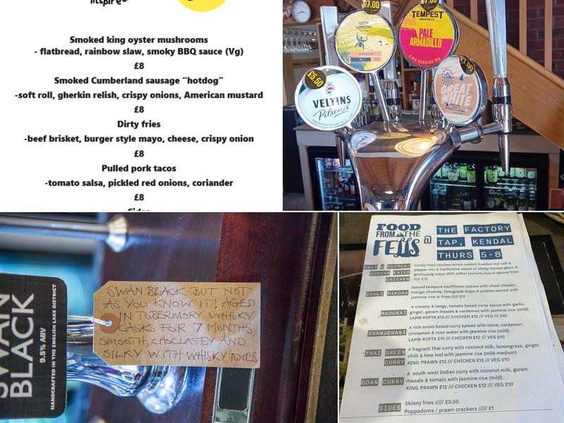 The Factory Tap Menu