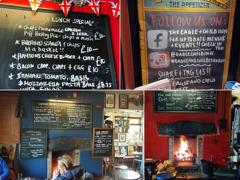 The Eagle & Child Inn Menu