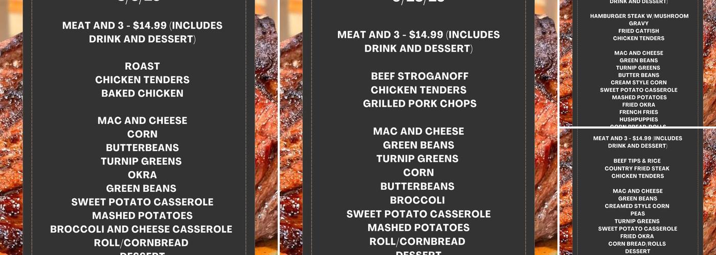 Hometown Prime Menu