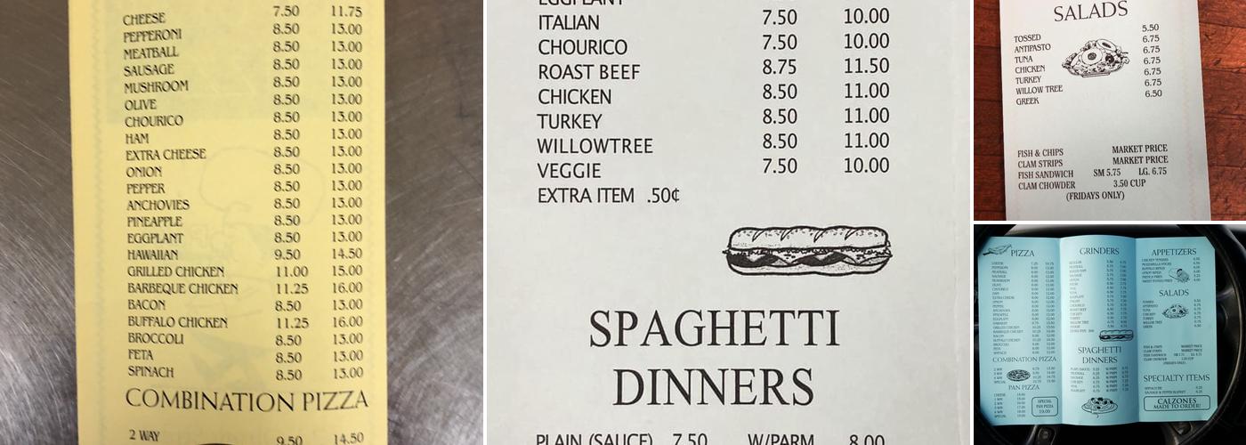 Popular Pizza Menu
