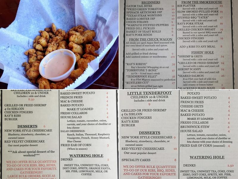 Ray's Steaks & Ribs Menu