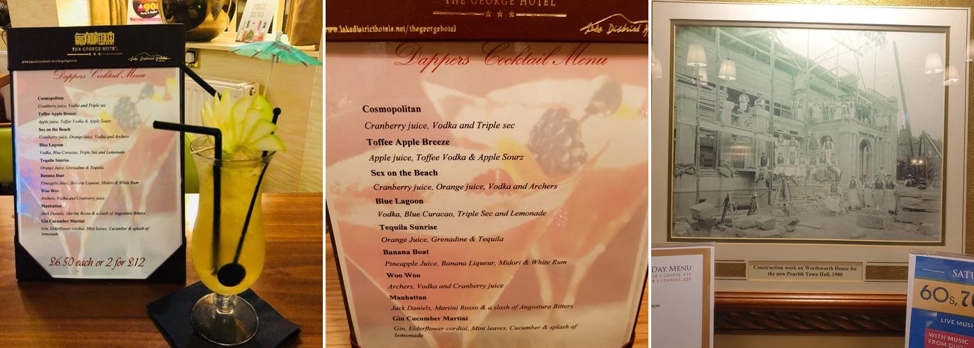 Dappers Bar Menu