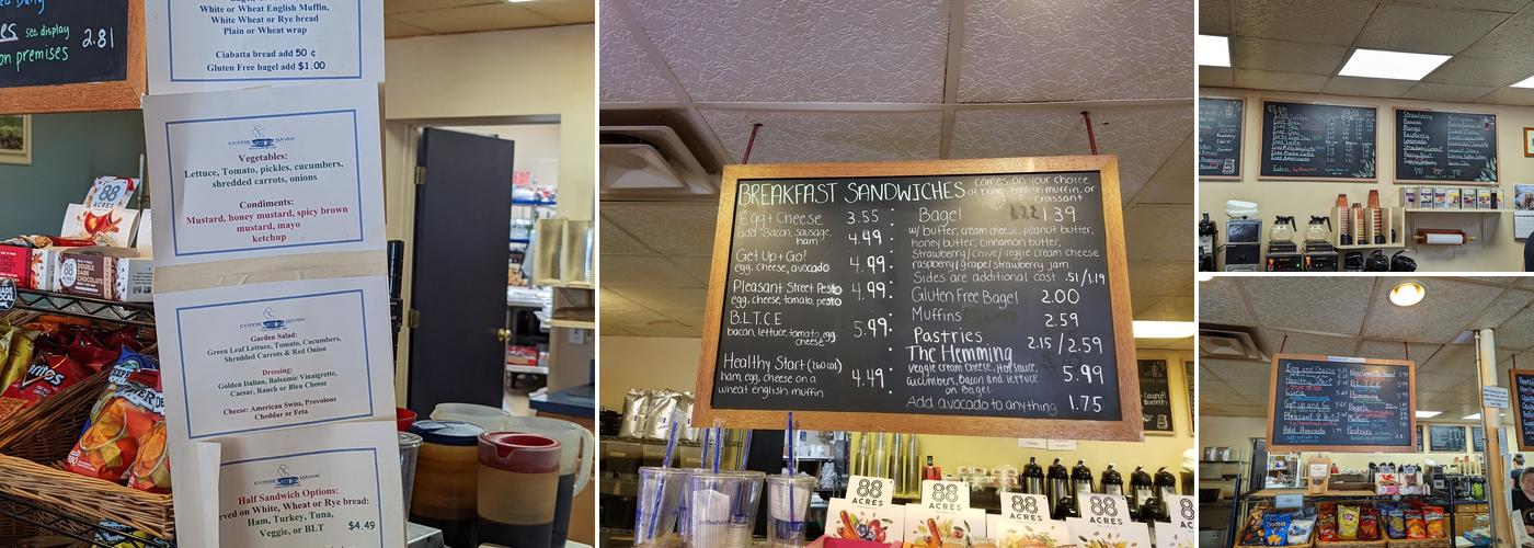 Coffee Haven by Blue Moon Bagel Cafe Menu
