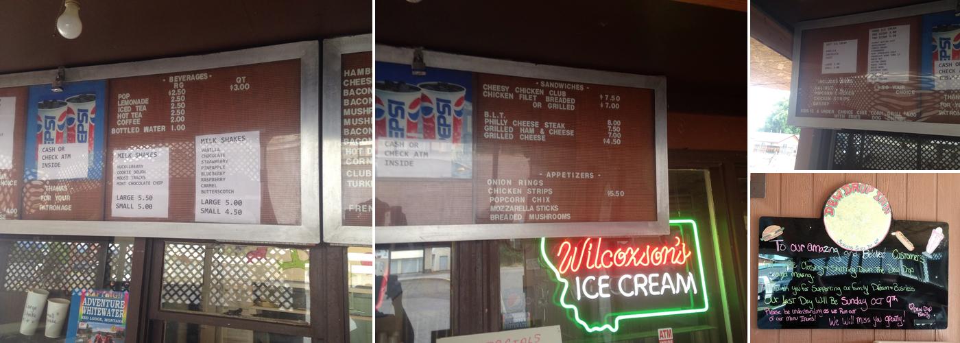 Dew Drop Rv Park Menu