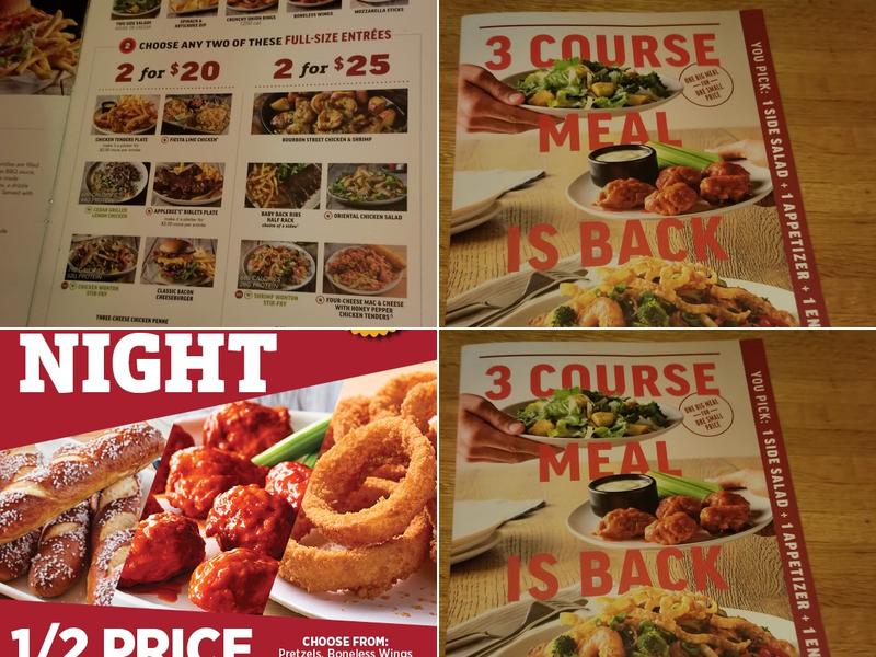 Applebee's Grill + Bar Menu