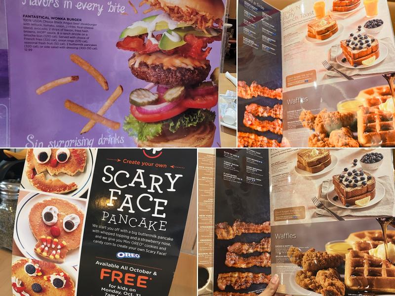 IHOP Menu
