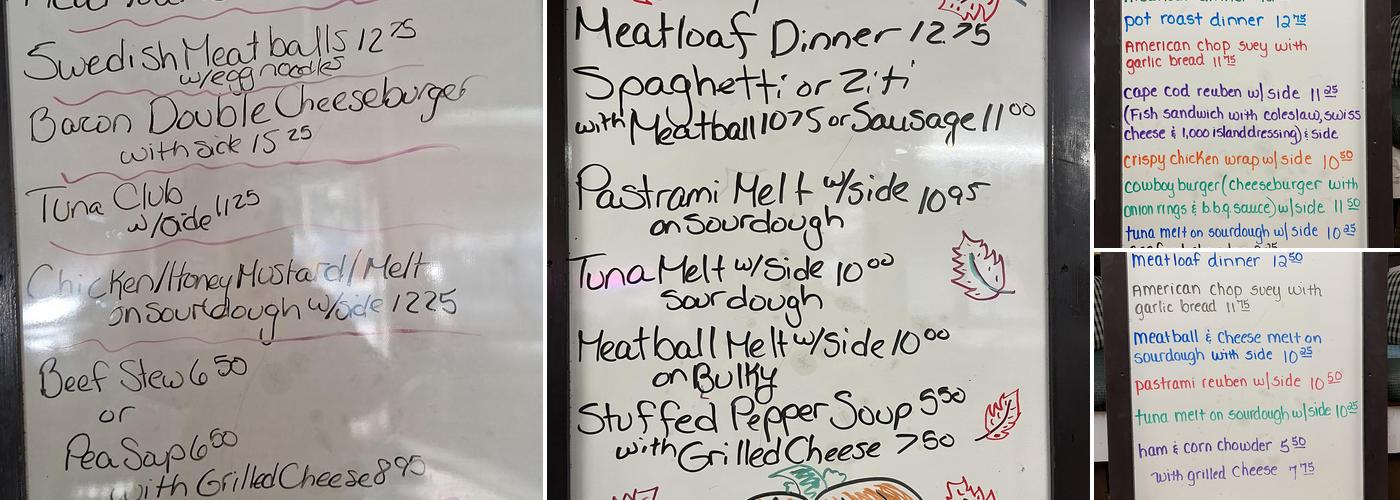 Dad's Menu