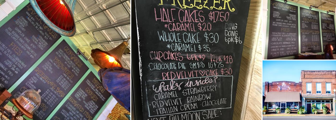 Sugaree's Bakery Menu