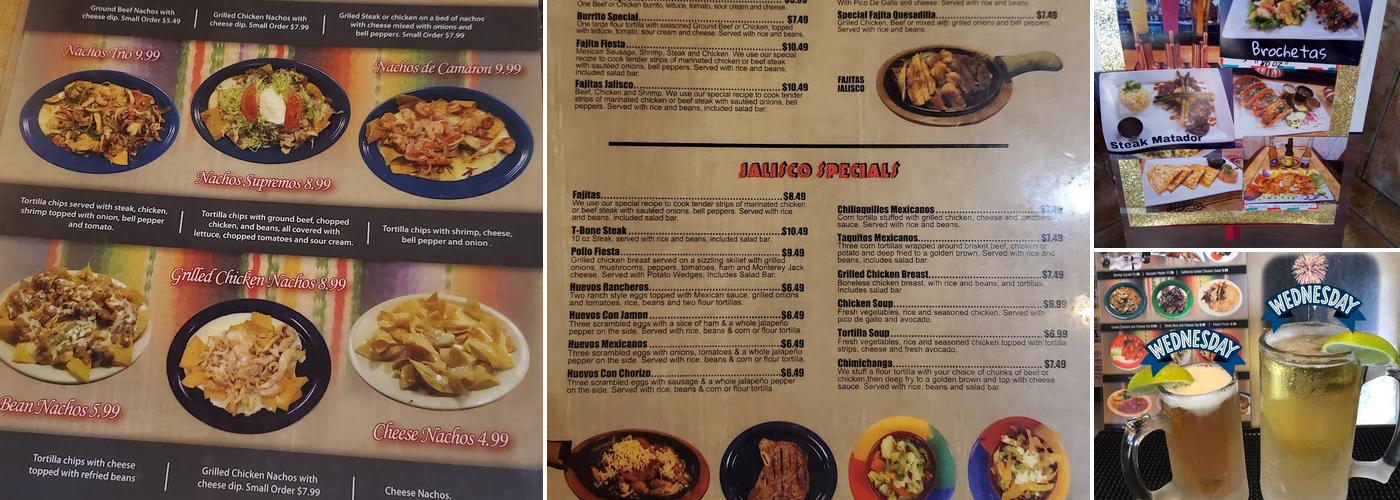 Fiesta Grill Mexican Restaurant and Tex Mex Menu