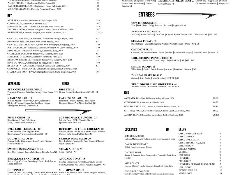 Town Menu