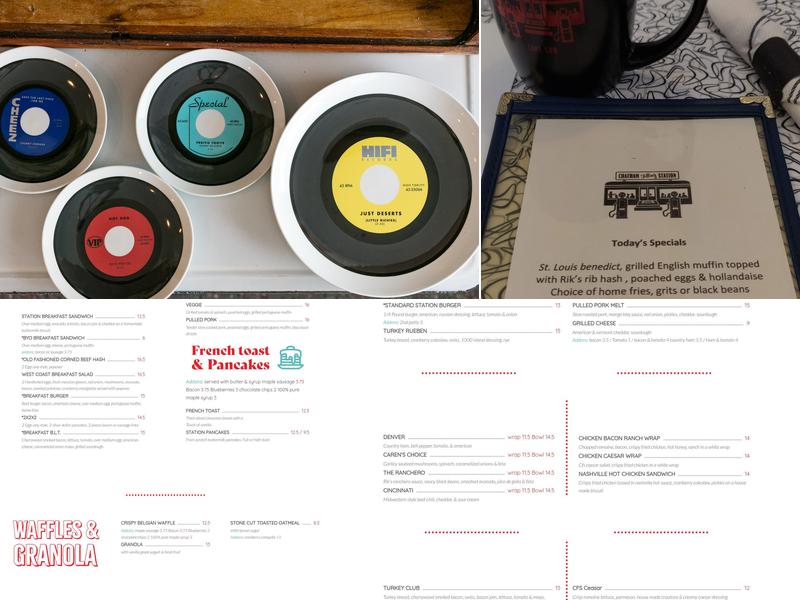 Chatham Filling Station Menu