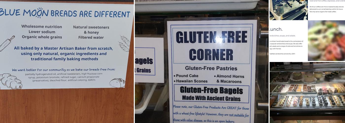 Blue Moon Bagel Cafe Menu