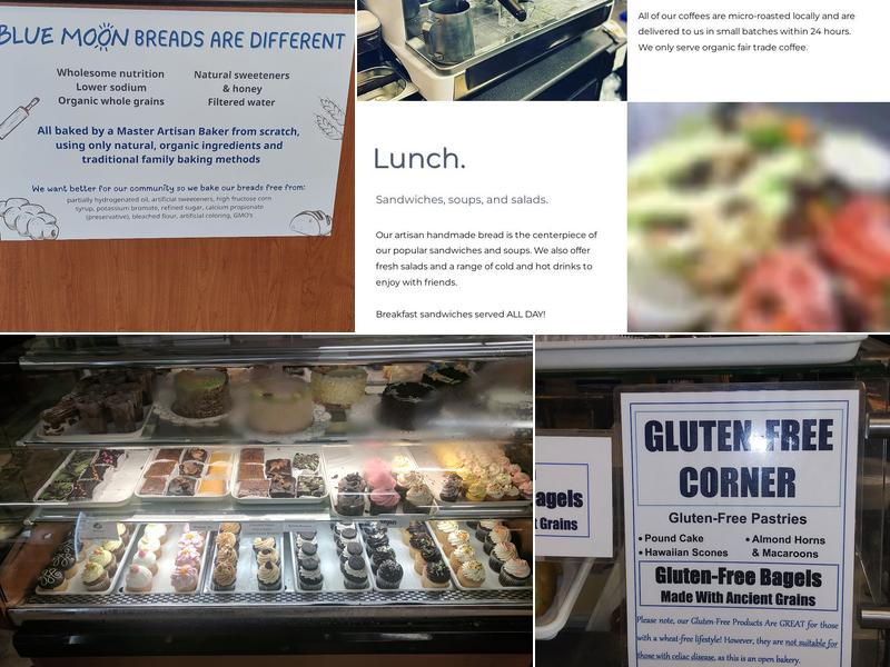 Blue Moon Bagel Cafe Menu