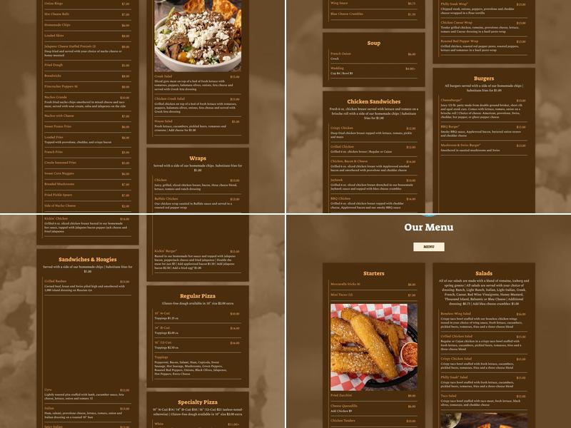 Black Sheep Menu