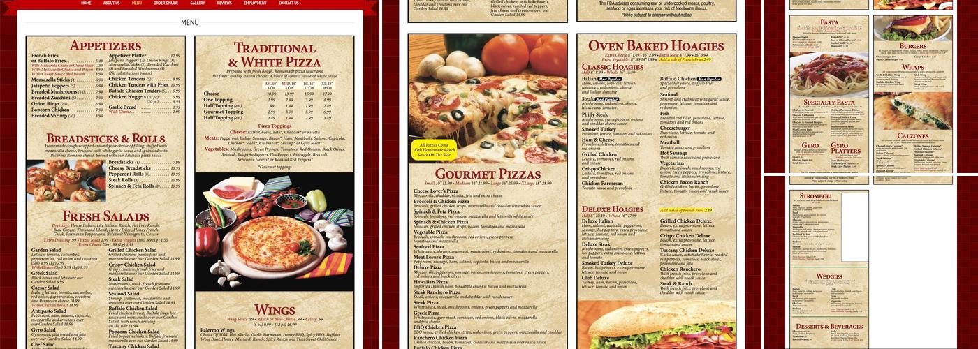 Pizza Palermo (Penn Hills) Menu