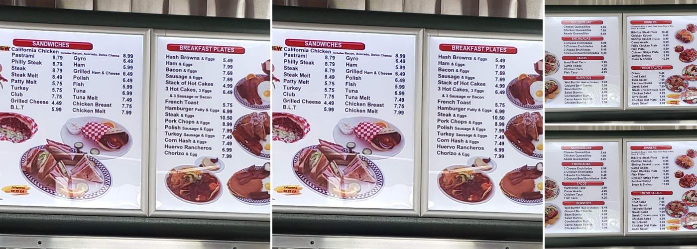 MAIN ST. GRILL Menu