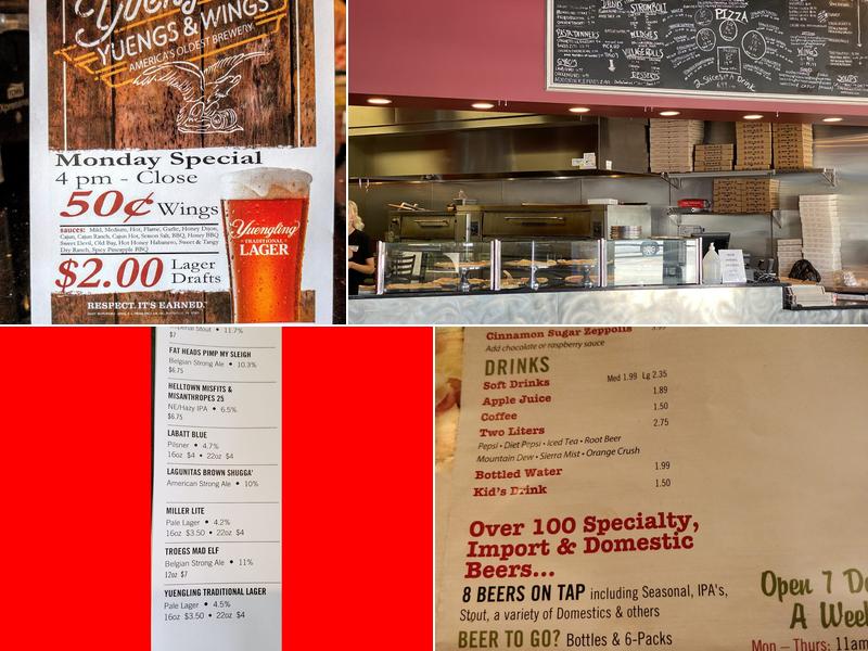 Italian Village Trattoria Menu