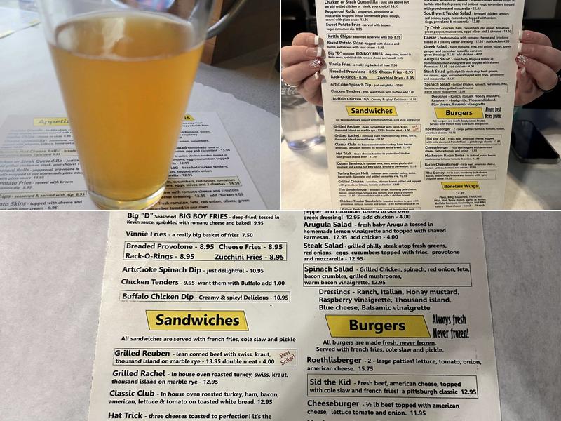 Somma Pizza & Sports Bar Menu