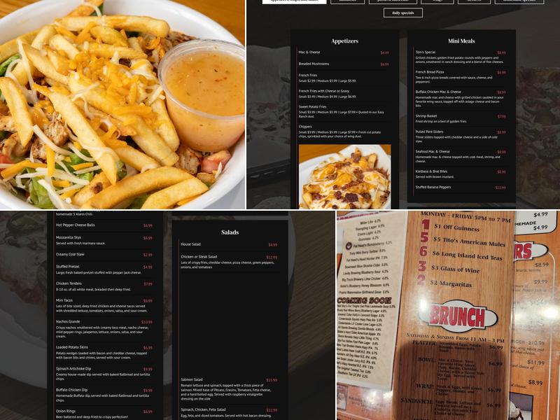 Jigger's Pub Menu
