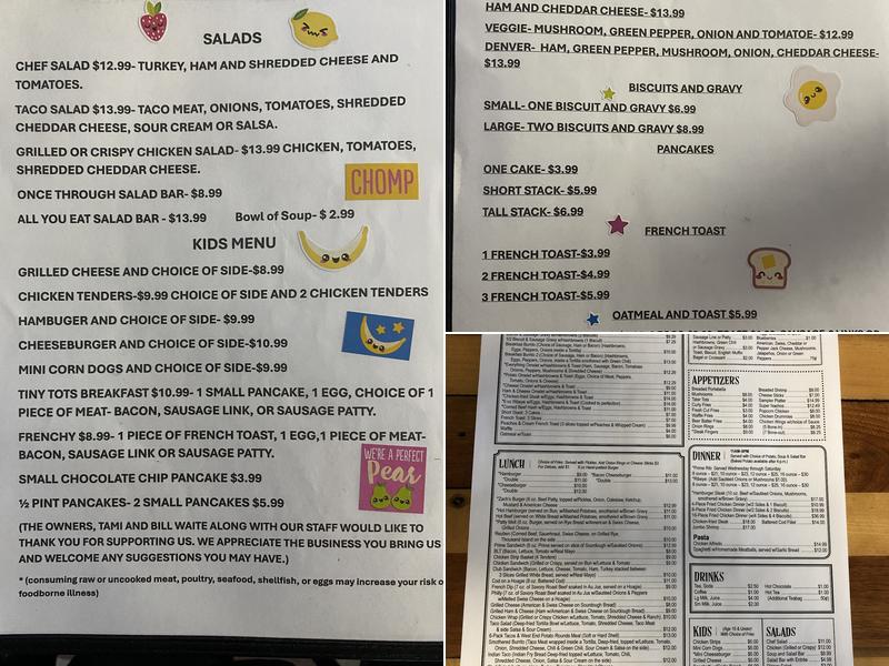 West End Bar & Grill Menu