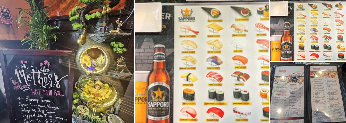 Sumo Sushi Menu
