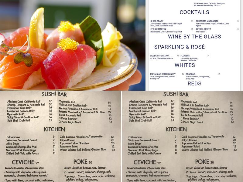 Bar Yoshi Menu