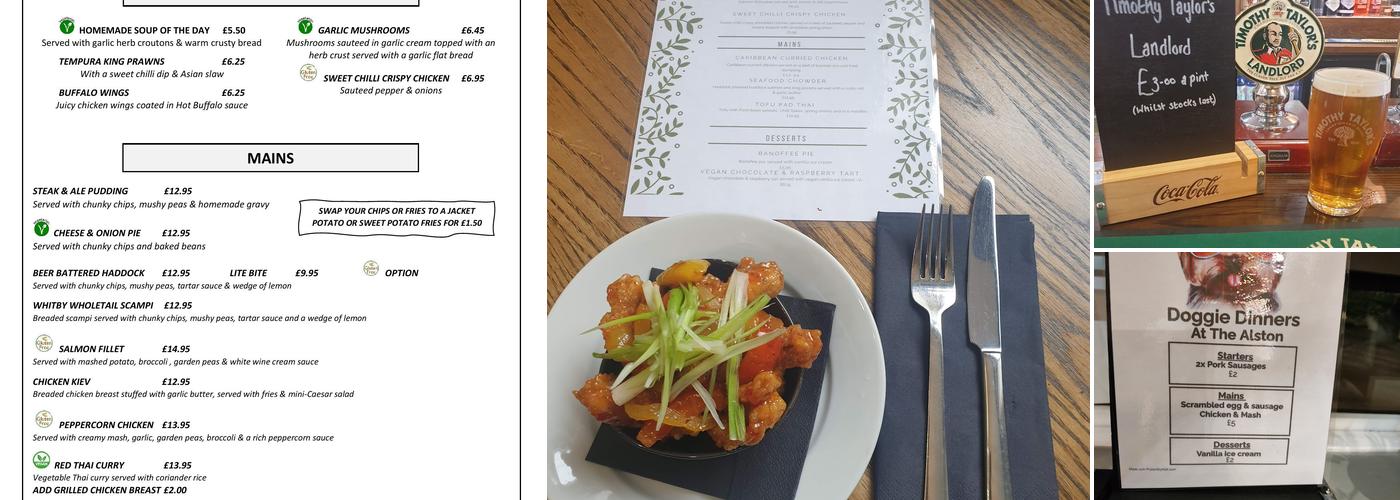 The Alston Pub & Dining Menu