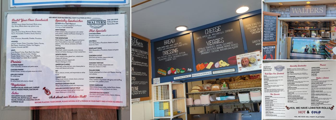 Walter's Deli Menu