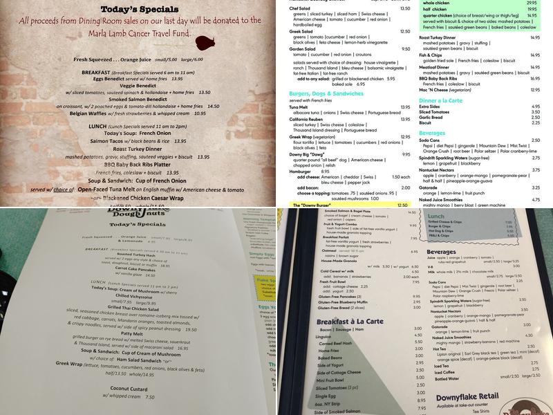 Downyflake Restaurant Menu