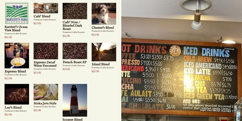 Island Coffee Roasters Menu