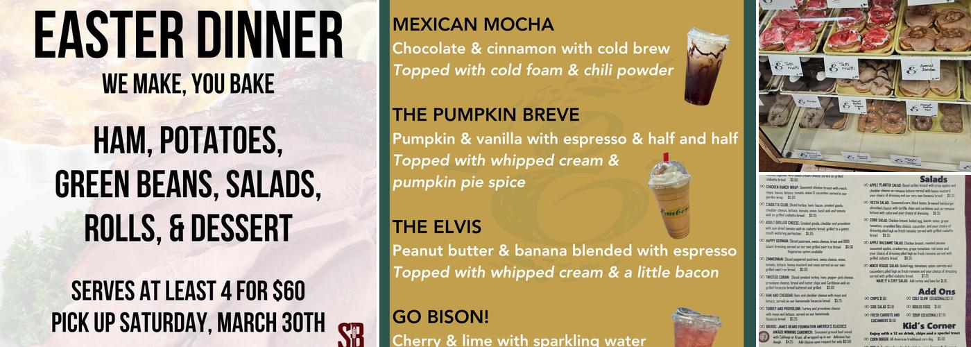 Embers Bakery & Cafe Menu