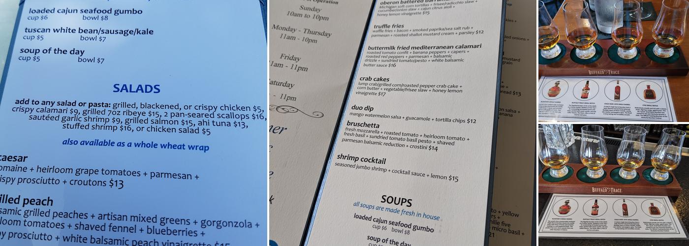 The Lake House Waterfront Grille and Event Center Menu