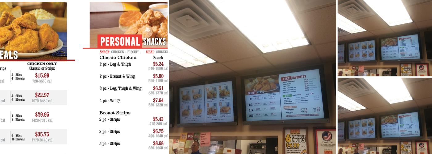 Lee's Famous Recipe Chicken Menu