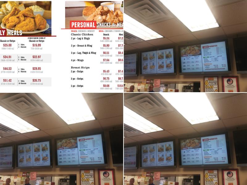 Lee's Famous Recipe Chicken Menu