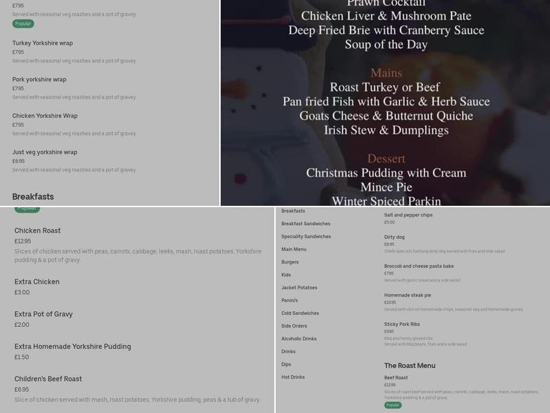 The Commercial Menu