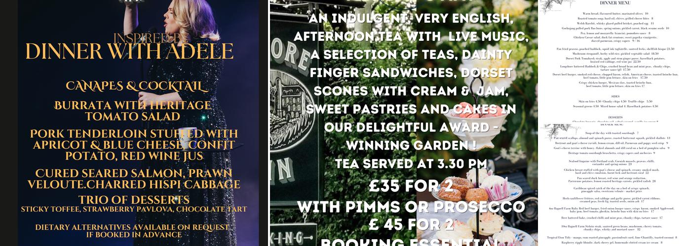 The Pymore Inn Menu