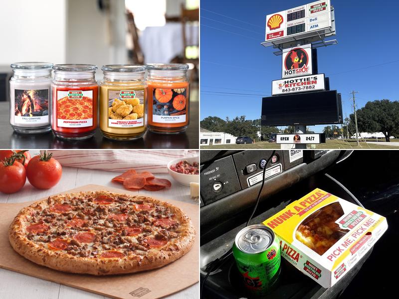 Hunts brothers pizza at the hot spot