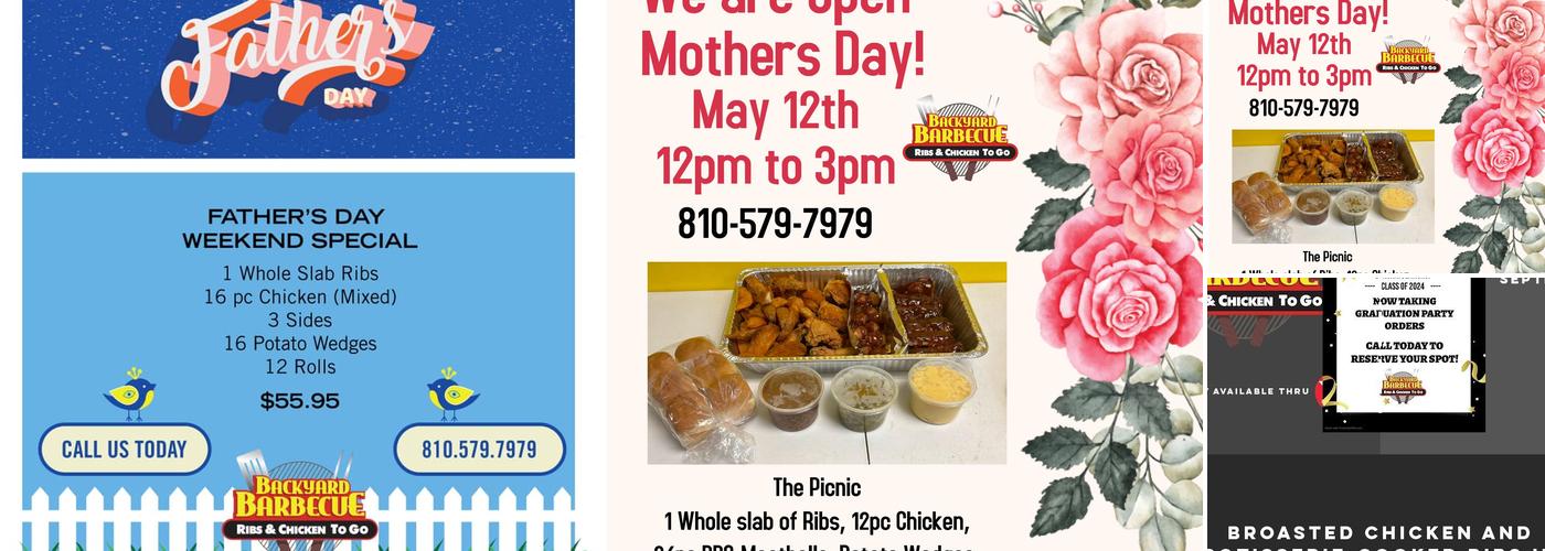 Backyard Barbecue Menu