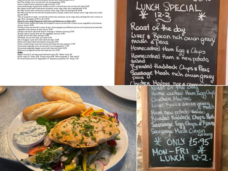 The Old Down Inn Menu