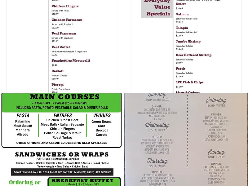 Andary's Grill & Deli Menu