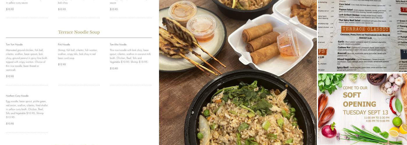 Thai Terrace Menu