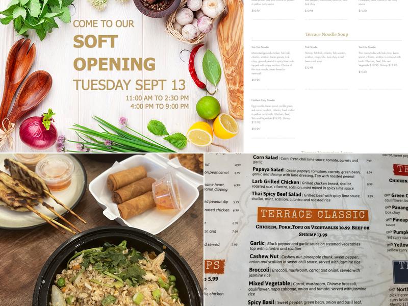 Thai Terrace Menu