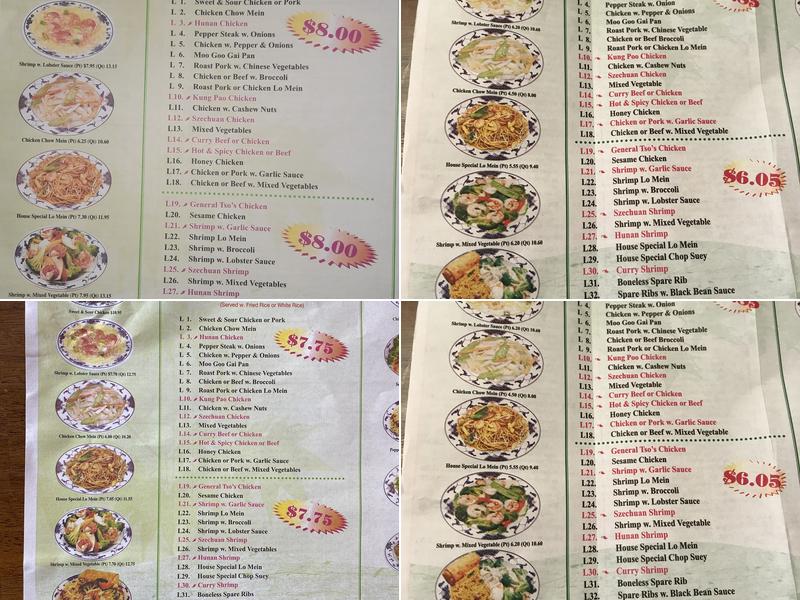 Top China Menu