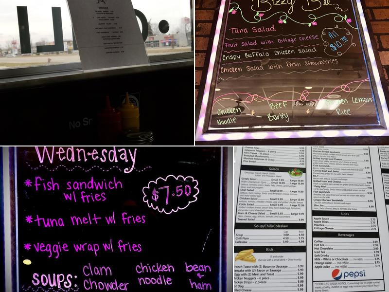 Bizzy Bee Grill Menu