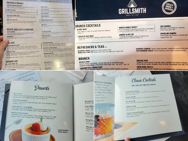 Grillsmith - Carrollwood Menu