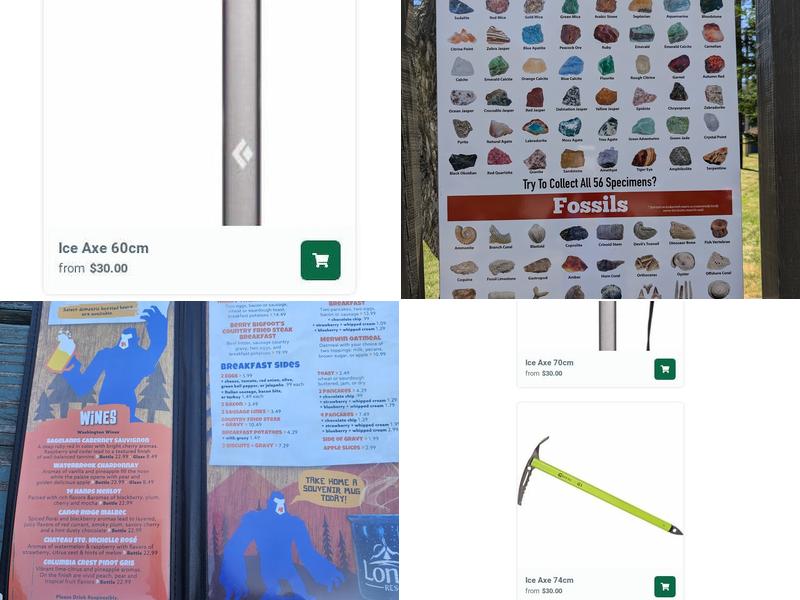 Lone Fir Resort Menu