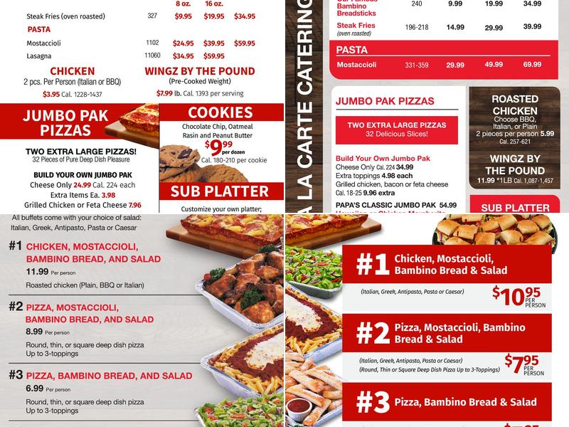 Papa Romano's Pizza & Mr. Pita Menu