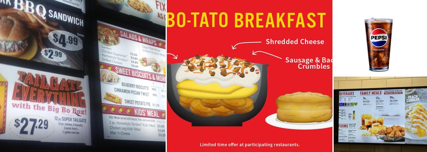 Bojangles Menu