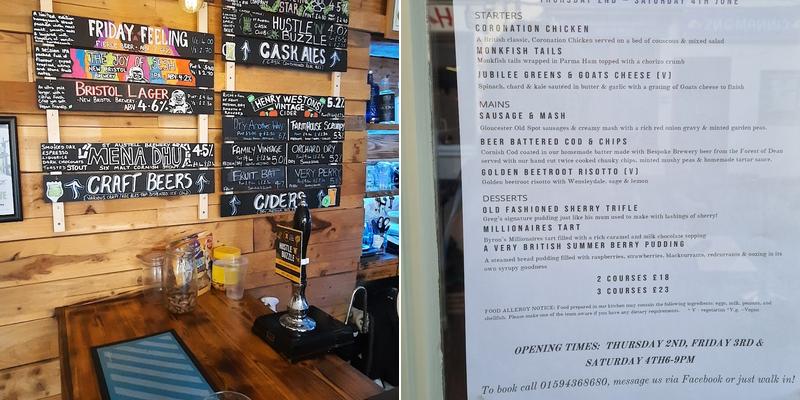 The Dog House Micropub Menu